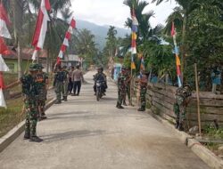 Satgas TMMD 121: Ajak Masyarakat Sambut HUT Kemerdekaan 79 Tahun.