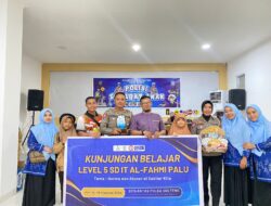 Ditlantas Polda Sulteng Menerima Kunjungan Belajar SD IT AL-Fahmi Palu