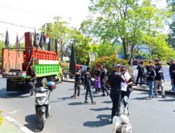 Aksi turun Kejalan, Kiwal MPC Se- kabupaten Maros Menuntut Bupati Terkait Tambang Tidak Memiliki izin