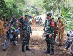 Tim Wasev Mabes TNI Kunjungi Lokasi TMMD ke-121 Kodim 0106/Ateng