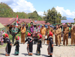 Masyarakat Dedamar Sambut Tim Wasev TNI-AD Tinjau TMMD Kodim 0106/Ateng