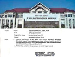 Kebijakan Pj Bupati Bener Meriah Terkait Penunjukan Plh Sekda Pro Kontra.