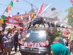 Pemdes Ponggang Adakan Pawai Karnaval HUT RI Ke 79 sangat meriah serta kreatif