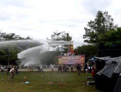 Hadapi Pilkada 2024, Polres Aceh Tengah Gelar Simulasi Sispamkota Operasi Mantap Praja Seulawah 2024