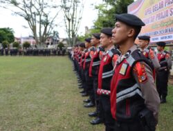 Kapolres Aceh Tengah Pimpin Apel Gelar Pasukan Ops Mantap Praja Seulawah 2024