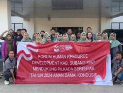 Human Resource Development Kabupaten Subang Menggaungkan Dukungan Agar Pilkada Jabar 2024 Aman