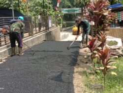 Pemdes CiCadas Realisasikan Dana Desa Tahap 2  2024 Ke imprastruktur Penghotmikan Jalan  di Dusun 1 RT 12 Desa  Cicadas