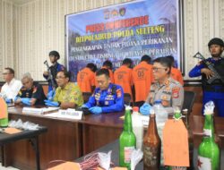 Ungkap 3 Kasus Destructive Fishing, Ditpolairud Polda Sulteng Amankan 5 Pelaku dan 27 Botol Bom Ikan