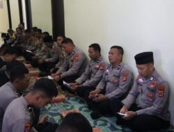 Bimbingan Rohani Dan Mental Bagi Personel, Polisi Di Aceh Tengah Gelar Pengajian