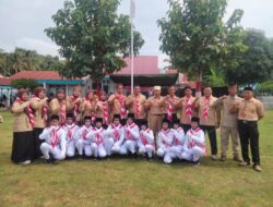 Pelaksanaan Upacara Peringatan HUT RI Ke 79,Di Lapangan SDN 10 Linge,Kampung Reje Payung,