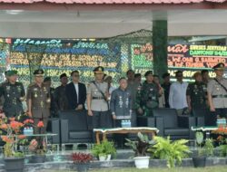 Pj. Bupati Ir. Mohd Tanwier, MM Hadiri Upacara Setijab Danyon 114 SM.