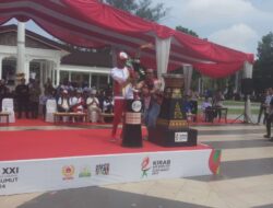 Upacara Penyambutan Kirab Api PON ke XXI di Kota Langsa