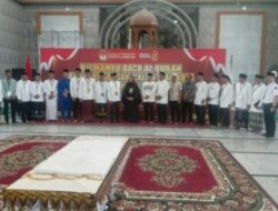 Bacalon Walikota dan Wakil Walikota Langsa melaksanakan Uji Mampu Baca Alquran.