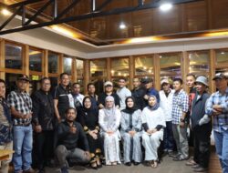 Ketua DPRK Aceh Tengah Ngopi Bareng Bersama Puluhan Insan Pers