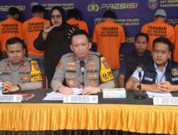 Tim Gabungan Polres Tangerang Selatan Berhasil Ungkap Beberapa Kasus, Diantaranya Kasus Curanmor