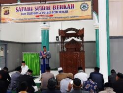 Safari Subuh Berkah Di Masjid Al Abrar, Wakapolres Ajak Jaga Kamtibmas Dan Sukseskan Pilkada Di Aceh Tengah