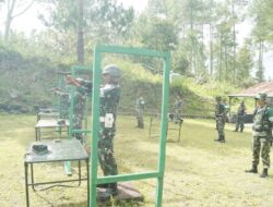 Pelihara Kemampuan Menembak: Kodim 0119/BM Selenggarakan Latihan Menembak