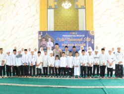 Kapolres Bogor, AKBP Rio Wahyu Anggoro S.H., S.I.K., M.H: Memperingati Maulid Nabi Di Masjid Baitul Hamdi, Di Hadiri Personil Polresta Bogor