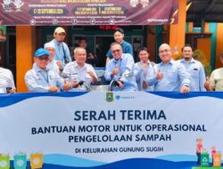 PT: Chandra Asri Hadiahkan Motor Viar, Untuk Masyarakat Kelurahan Gunung Sugi.