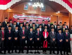 Pelantikan 35 kursi anggota DPRD TAPUT Periode 2024 – 2029.