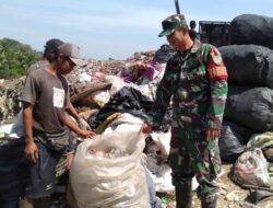 Babinsa Koramil 2301/Cilegon, Puan- Ter Pendistribusian Sampah.