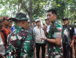 Peringati HUT ke-79 TNI, Kodim 0621 Kab, Bogor Dan Bersama Kodam lll/Slw Gelar Karya Bakti Dengan Membersihkan Di Situ Cikaret