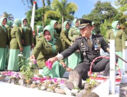 Kodim 0106/ Ateng Gelar Ziarah Dan Tabur Bunga, Menjelang HUT TNI Ke -79