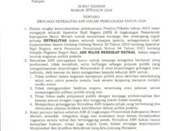 Pj. Bupati Bener Meriah Mohd Tanwier: Silakan Laporakan Setiap Pelanggaran Pilkada ke Panwaslih