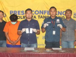 Polsek Cisoka Ciduk Pengedar Obat Keras Daftar G Tanpa Izin, Ratusan Butir Tramadol dan Hexymer Disita