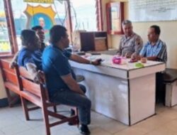 Polsek Kecamatan Lintong ni huta,Silaturahmi dengan 4 orang Rekan Awak Media.