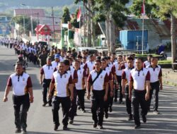 Olahraga Bersama Perkokoh Sinergitas TNI-Polri