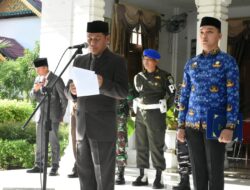 Pemerintah Kota (Pemko) Langsa menggelar Upacara Bendera dalam rangka memperingati Hari Sumpah Pemuda ke 96 Tahun 2024 dengan tema “Maju Bersama Indonesia Raya”