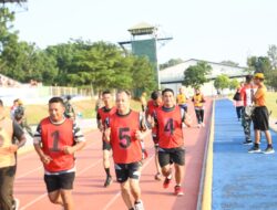 Uji Jasmani Yang Prima, Prajurit Korem 044/Gapo Laksanakan Tes Garjas Periodik II