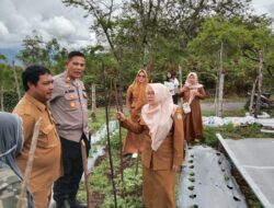 Polres Aceh Tengah Tinjau Lahan Ketahanan Pangan Dukung Program Swasembada Nasional