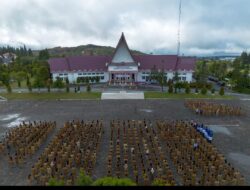 Bupati Humbahas Pimpin Apel Gabungan, Sampaikan Program dan Arah Kebijakan Presiden RI