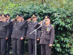 Wakapolres Pimpin Pemakaman Tradisi Kepolisian Alm Briptu Alhudani Mahara Personel Polres Aceh Tengah