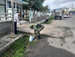 Karya Bakti Tni Koramil 02/Bebesen Kodim 0106/Aceh Tengah, Wujud Sinergi Dan Kelaborasi Tni Dan Instasi Terkait Dan Masyarakat.