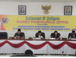 Bupati Humbahas Sampaikan Nota Pengantar RAPBD 2025