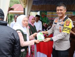 Polres Aceh Tengah Gugus Tugas Polri Mendukung Ketahanan Pangan