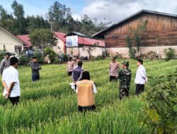 TNI Hadiri Acara Launching Gugus Tugas Polri Mendukung Ketahanan Pangan di Desa