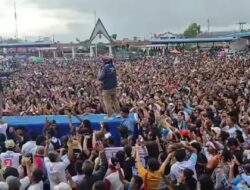Puluhan ribu massa pedukung JTP- DENS hadiri kampanye akbar di Tarutung.