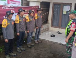 Jelang Pilkada Serentak, Babinsa Latih Kedisiplinan dan Ketrampilan Kepada Anggota Linmas