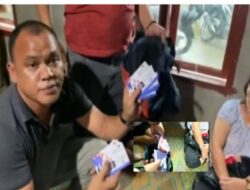 Diduga TS Nomor Urut ( 3 ) Terjaring operasi Tangkap Tangan ( OTT ) .