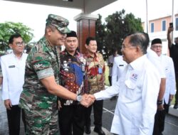 Danrem 044/gapo Sambut Kedatangan Ketua Umum PMI