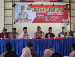 Jumat Curhat Di Kecamatan Jagong Jeget, Kapolres Aceh Tengah Tampung Keluh Kesah Warga