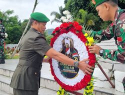 Peringati Hari Juang TNI AD Ke-79 Kodim 0106/Ateng Gelar Ziarah Ke TMP Reje Bukit