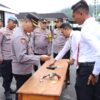 Tingkatkan Disiplin dan Cegah Penyalahgunaan, Senjata Api Personel Polres Aceh Tengah Di Cek