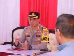 Pastikan Kesiapan, Kapolres Metro Tangerang Kota Kunjungi Pos Pam, Pos Yan dan Gereja