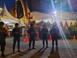 Satgas Tindak Anti Anarkis laksanakan Pemantauan Di Gereja Katedral