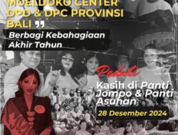 MOELDOKO CENTER DPD DAN DPC Provinsi Bali Berbagi Kebahagiaan Akhir Tahun